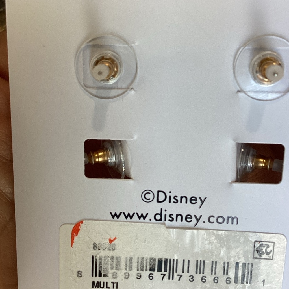 Disney Minnie Mouse and Flower Earrings - Picture 2 of 2